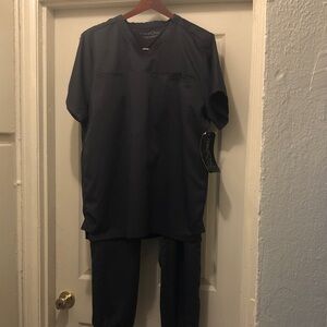 Dark Gray men’s Scrub set